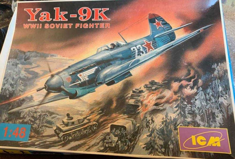 Сборная модель самолета Як-9К (ICM, 1/48)