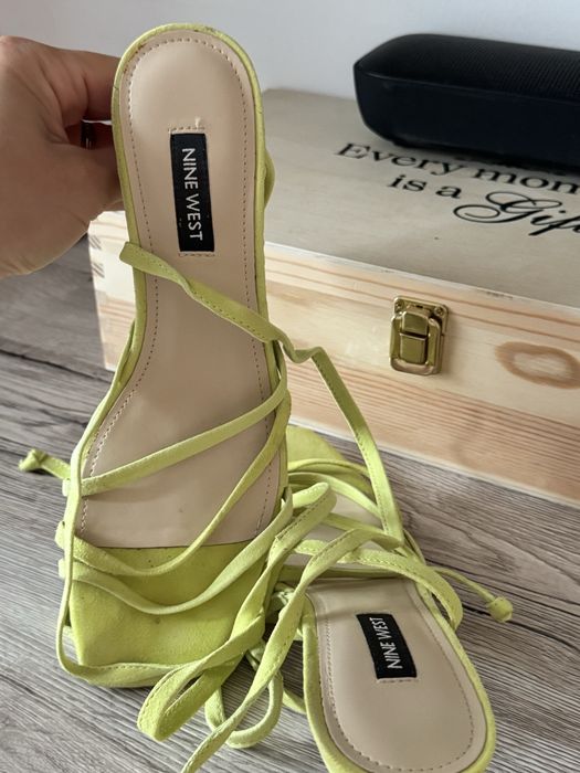 Vand sandale piele lime