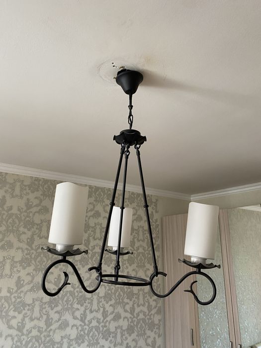 Люстры металлические h80 d70