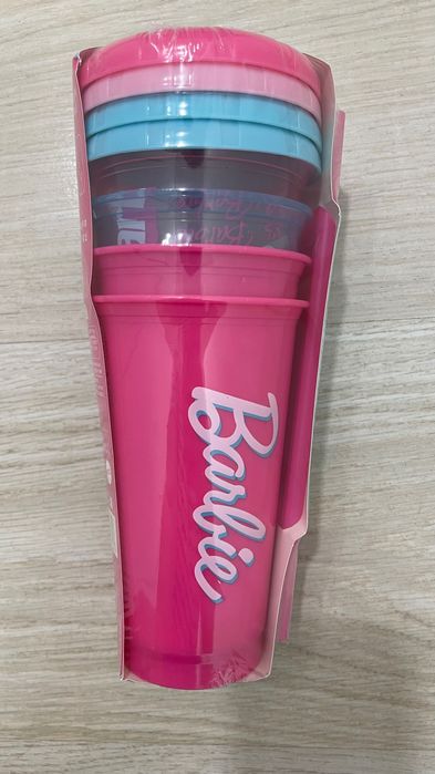 Стаканчики с крышкой и трубочкой