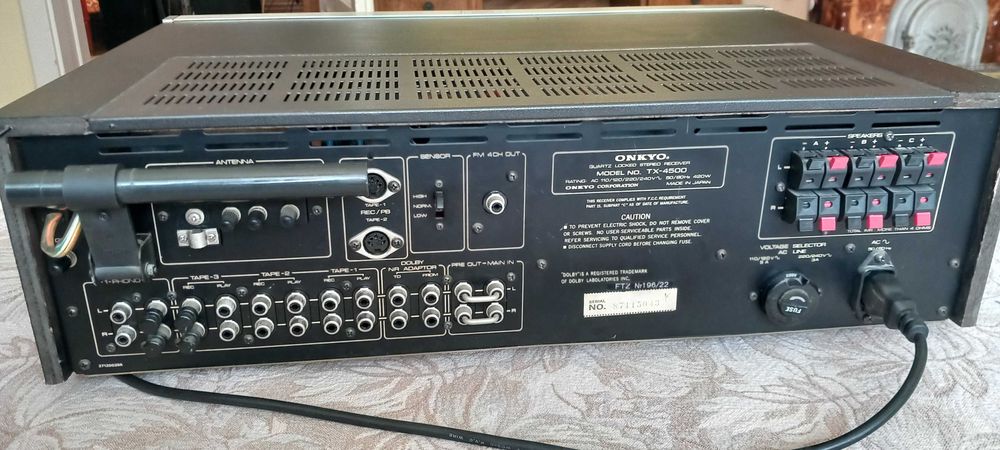 Amplituner Onkyo Tx-4500 Siemens RS 555 Fisher RS ​​​​580