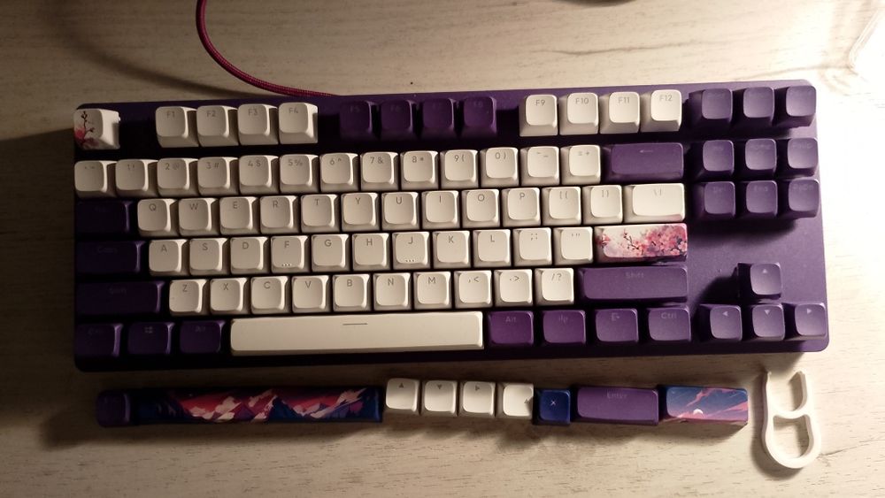 Гемарска клавиатура dark project violet horizon