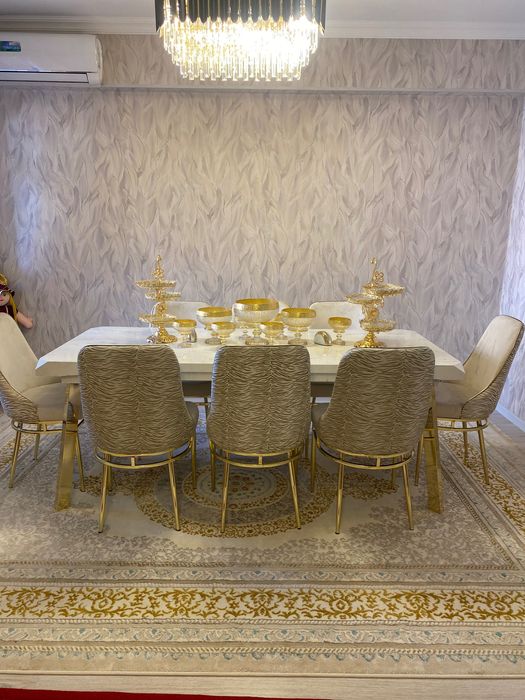 Турецкий стол стул 8+1