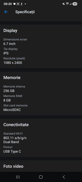 Telefon mobil CUBOT X50, Dual SIM, 256GB, 8GB RAM, 4G, Negru