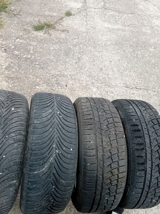 Ляти джанти 17ки нисан мазда с нови зимни гуми 225/55/17 8Mm