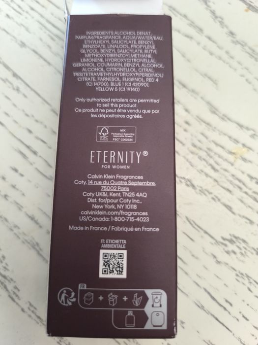 Calvin Klein Eternity 30ml