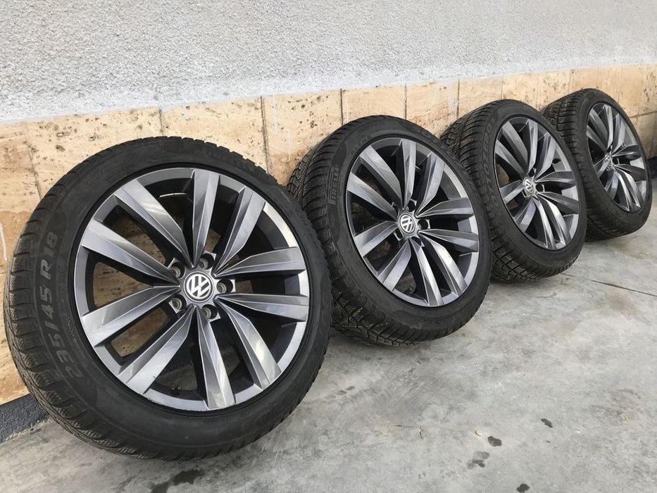 Jante Roți 18 VW Passat B8 Skoda Superb 3 Anvelope iarna 235 45 R18