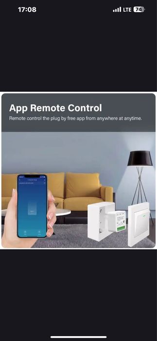 Умный мини-выключатель с поддержкой wi-fi и zigbee