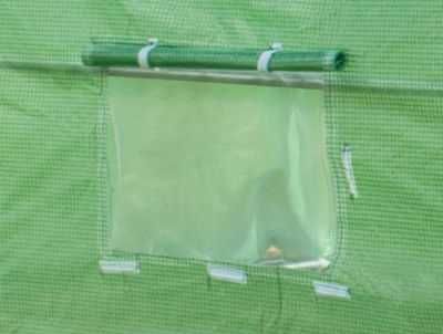 Solar de grădină 8x3x2.5m, polietilenă 240 g/m2, rezistentă la UV, țeavă 26 * 1.2mm