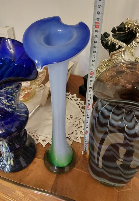 Ваза цветное стекло