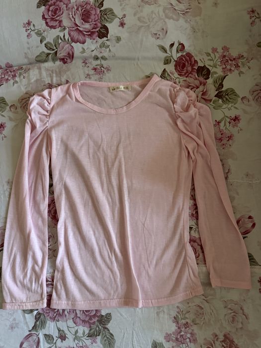 Лонгслив новый розовый