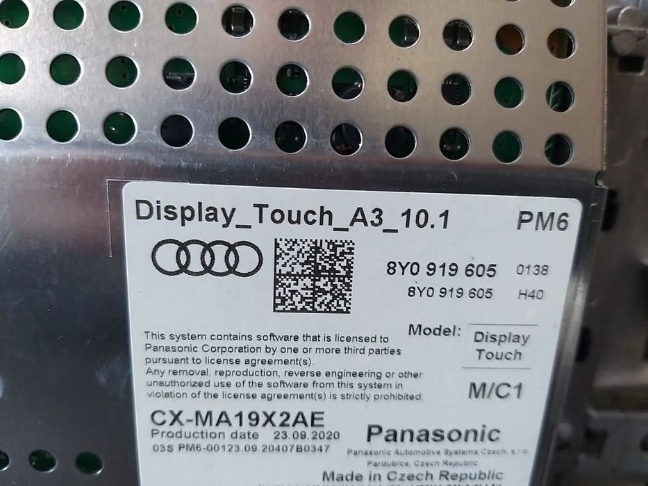 Ecran display navigatie audi a3 8y 8y0919605
