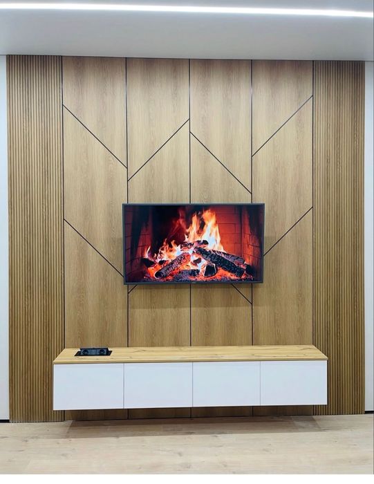 Установка бамбук панелей