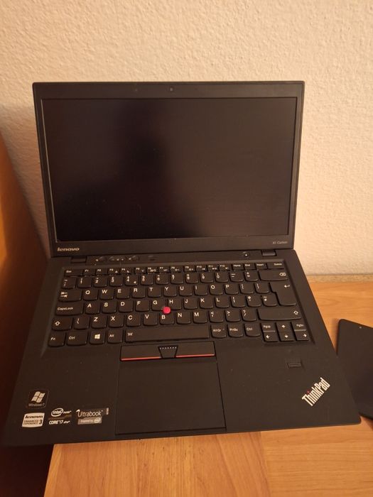 Laptop Lenovo X1 Carbon , cu cartela si amprenta
