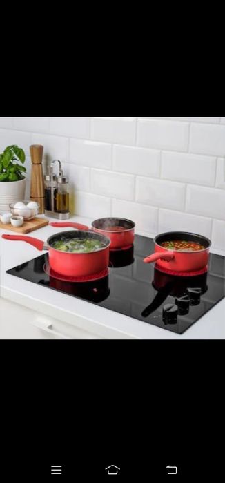 ИКЕА КАВАЛКАД набор  Ковшей 2л. 1.5 л. 1л