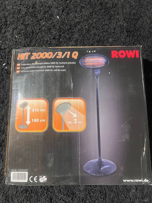 Încălzitor terasă electric quartz