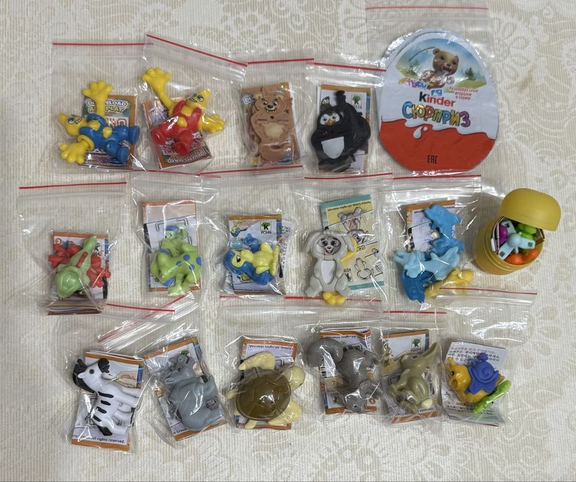 Киндер игрушки на обмен и продажу