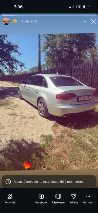 Audi a4 b8 2009 1.8 tfsi 159 cp