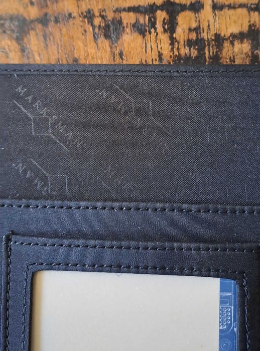 папка луксозна за документи без/с цип Марксман Marksman черен А4