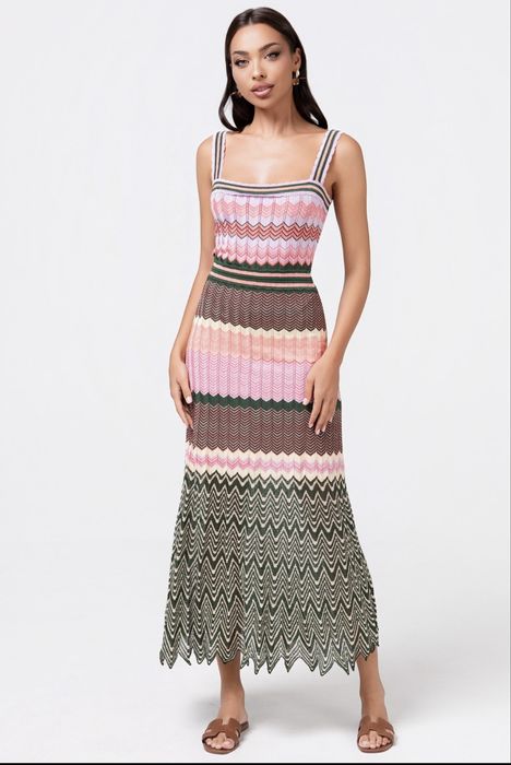 Рокли плетиво бяла къса и дълга многоцветна