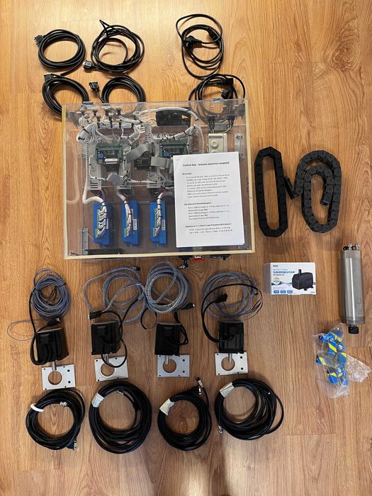 CNC 3 axe - motoare Nema 34 + Spindle 2.2Kw