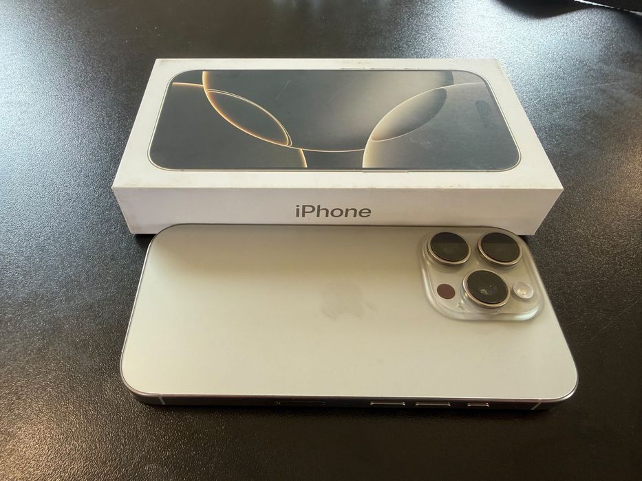 iPhone 16 Pro Natural Titanium – impecabil, garanție până în decembrie 2027