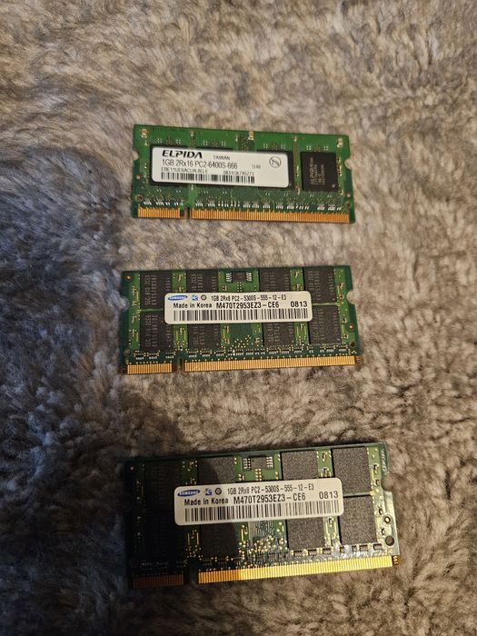 Rami pc laptop ddr2 ddr ddr3