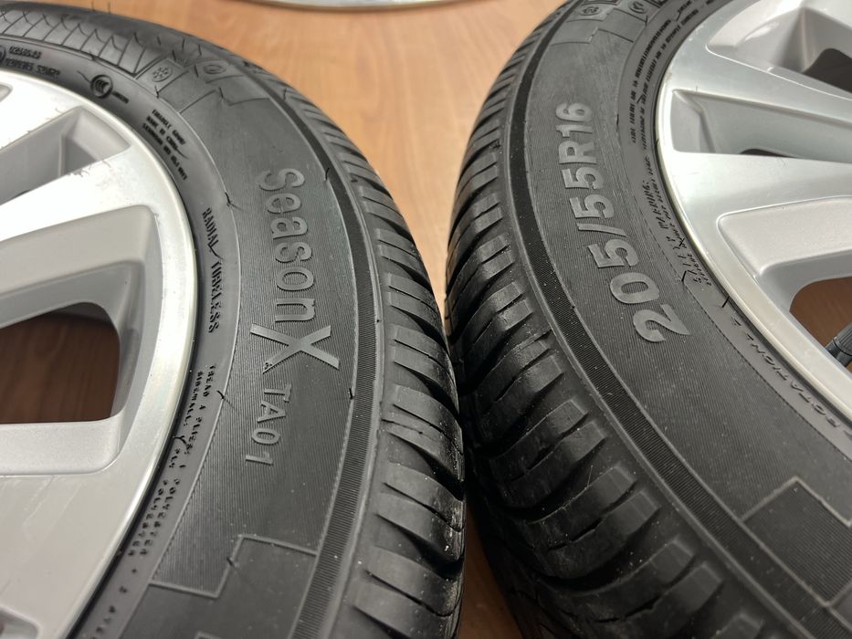 Set Jante Iarna M+S VW Golf 7 6 5 Touran Octavia 205 55 16 7.5mm 2024