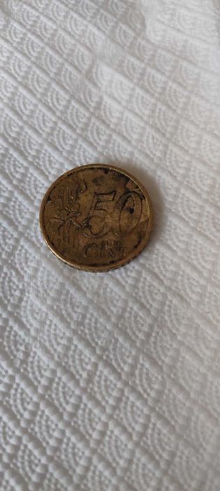 Продавам монета 50 евроцента 1999 година Сервантес