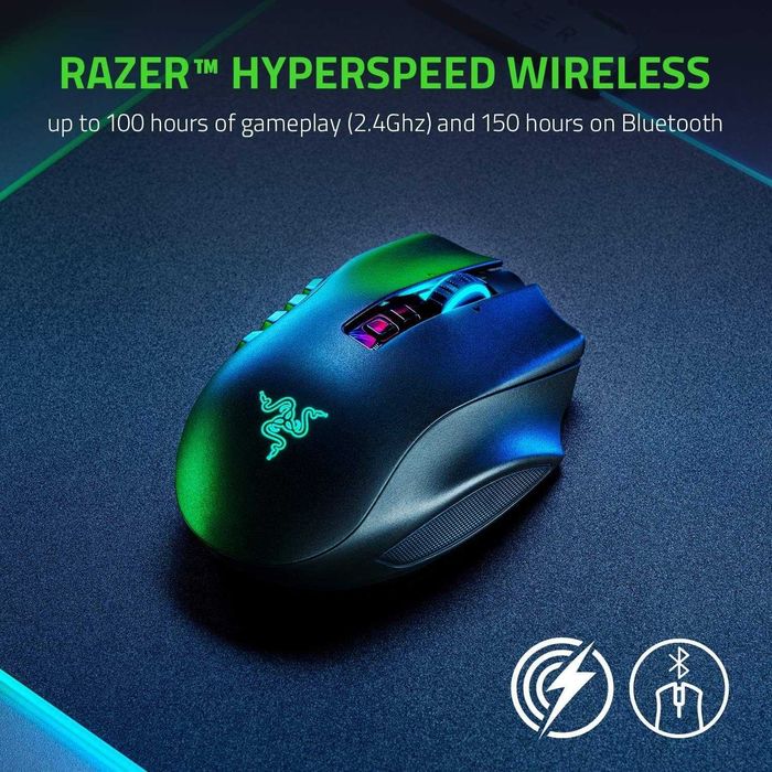 Геймърска мишка Razer Naga Pro Wireless 20K DPI