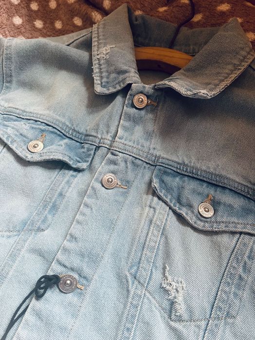 Ръчно рисувано дънково яке