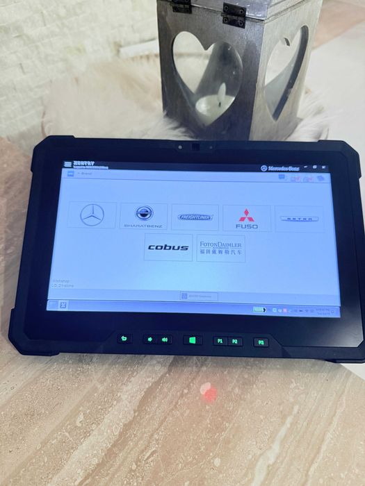 Tabletă Dell Rugged 7212 Diagnoză Mercedes Xentry DAS Tester Auto Pro