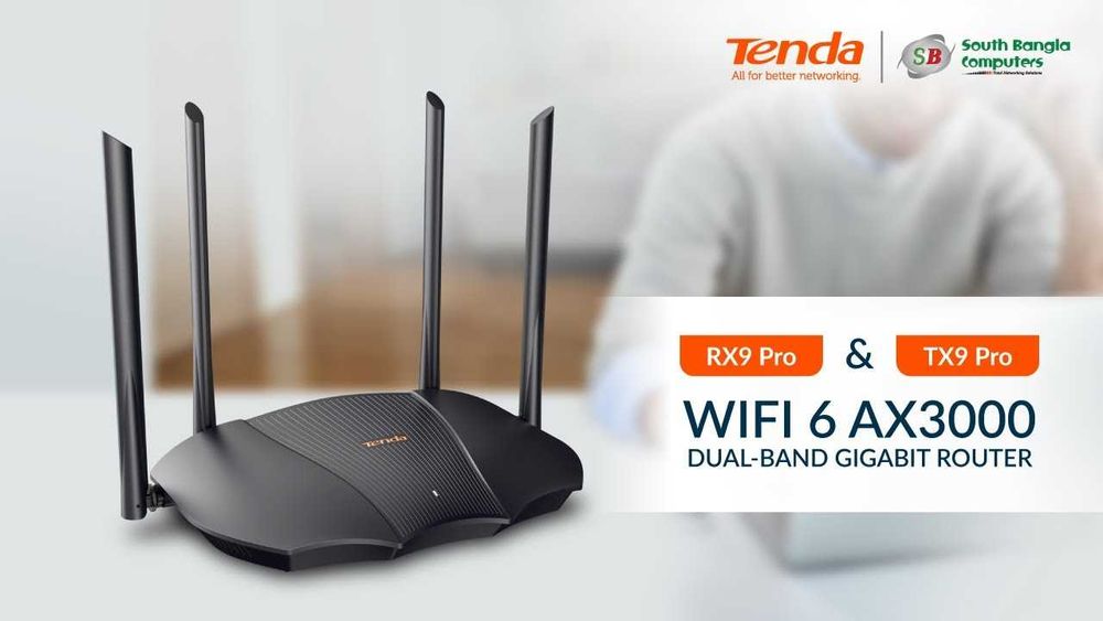 Мощен Рутер Tenda RX9 PRO, Wi-Fi 6