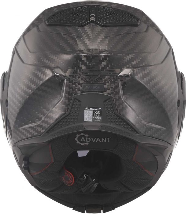 Нова Карбонова Модуларна Отваряема Мото Каска LS2 FF901 Advant X Carbon Solid - ECE 22.06, L и XL Размер