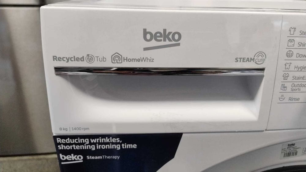 Нова А+++ Пералня машина Beko-Беко 8 кг 1400 об/мин ProSmart Inverter