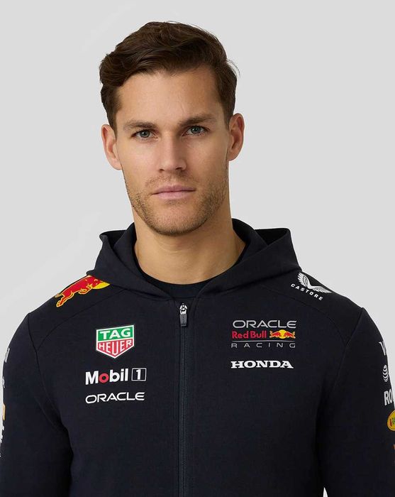 Red Bull Racing Team Full Zip Hoodie - Оригинално мъжко горнище