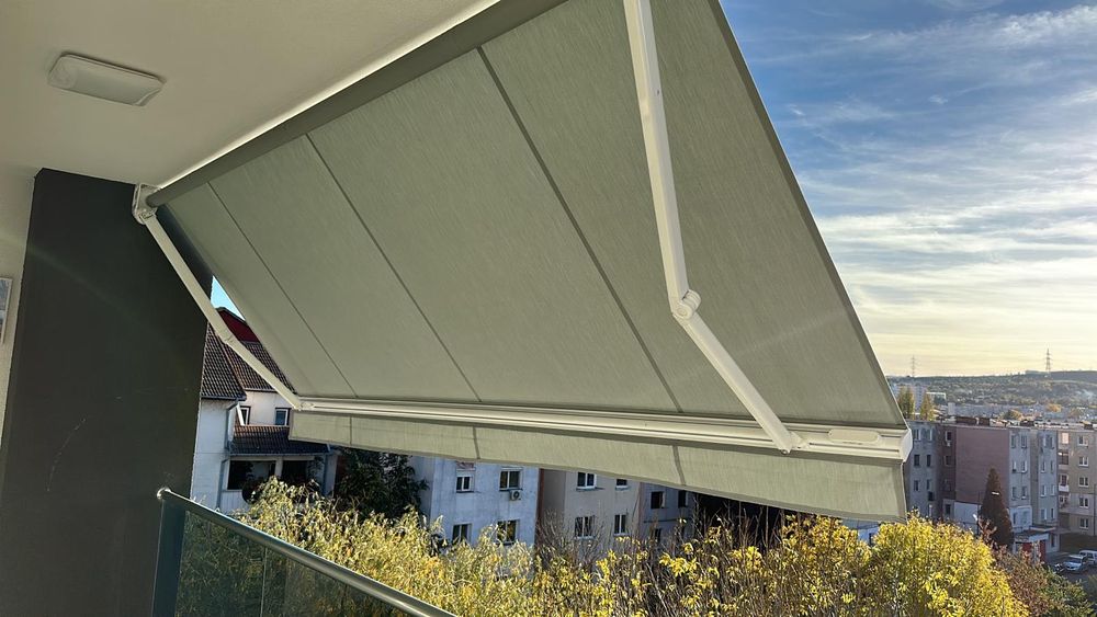 Copertine/Marchize cu brațe Retractabile Simple.