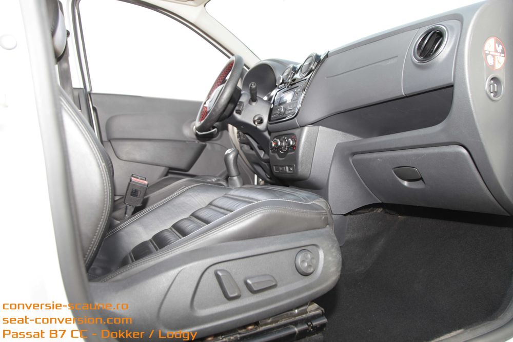 Sistem adaptare scaune de Passat B7 CC pe Lodgy Dokker
