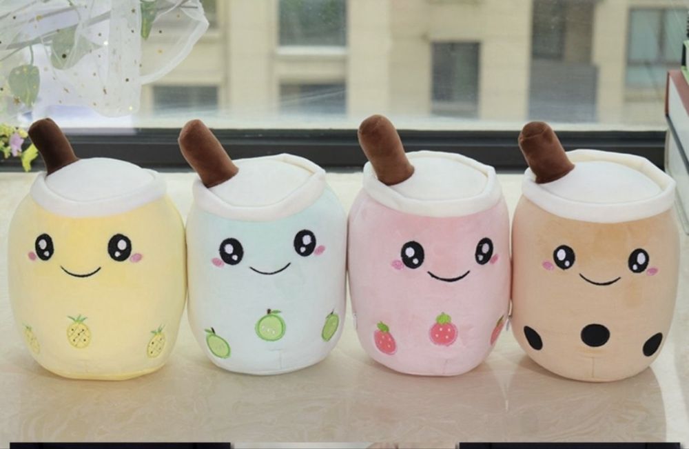 Boba Tea 45cm плюшени играчки, Бабъл Шейк Bubble Tea Cup плюшена
