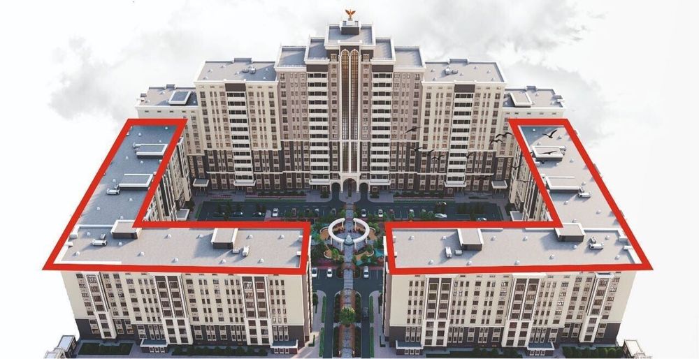 Мкн 32А Ақ босаға! 3-бөлмелі!