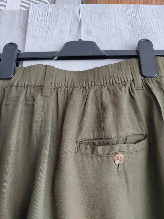 Панталон на H&M дамски цвят каки