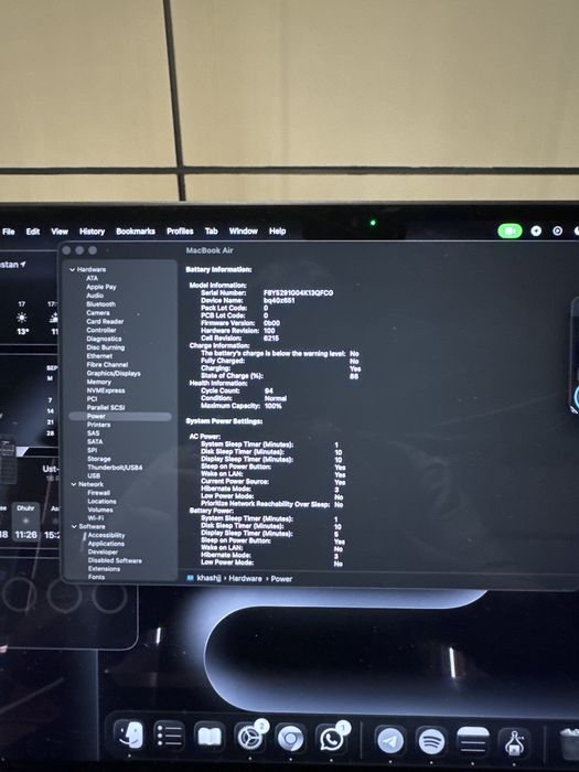 Macbook Air m2 16/256gb