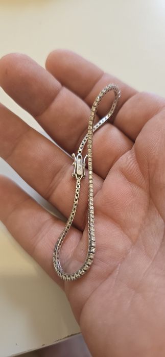 Brățară tenis 18 k diamante 1.70 ct F-H okazie