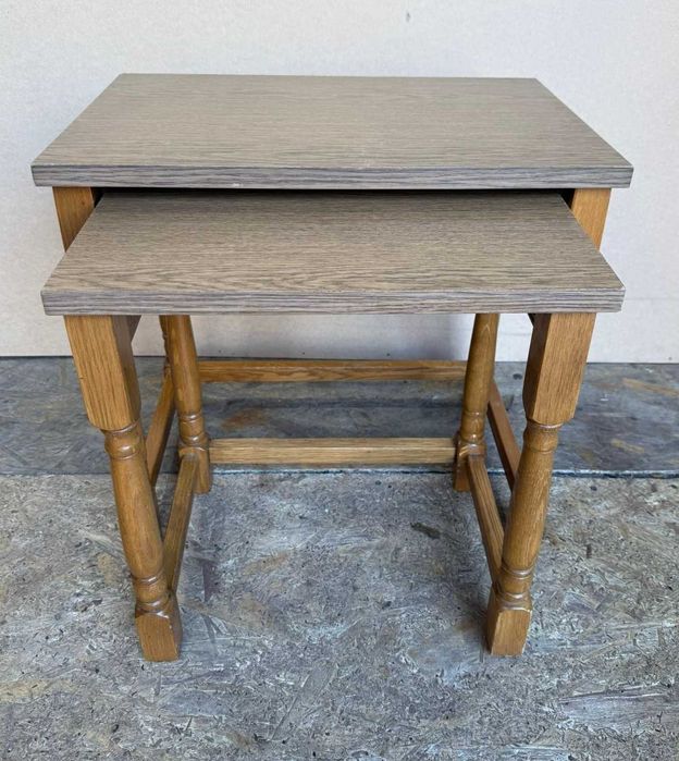 Set 2 Masute Vintage; Scaunel; Taburet