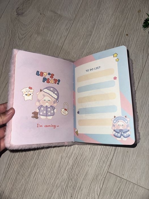 Розовый Милый блокнок