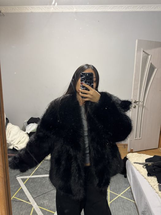 Эко Шуба новая черная