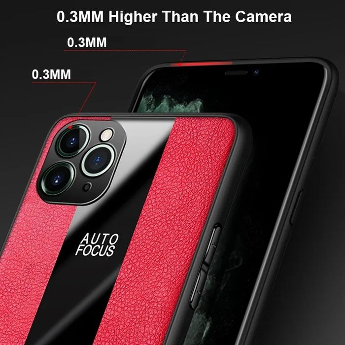 iPhone 14 14+ 14 Pro 14 Pro Max / PORSCHE кожен кейс с пръстен