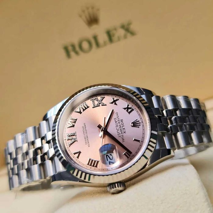 Rolex Datejust 36mm розов циферблат
