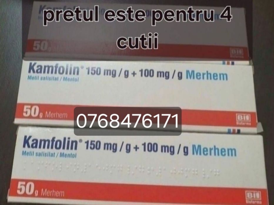 Crema kamfolin antireumatică