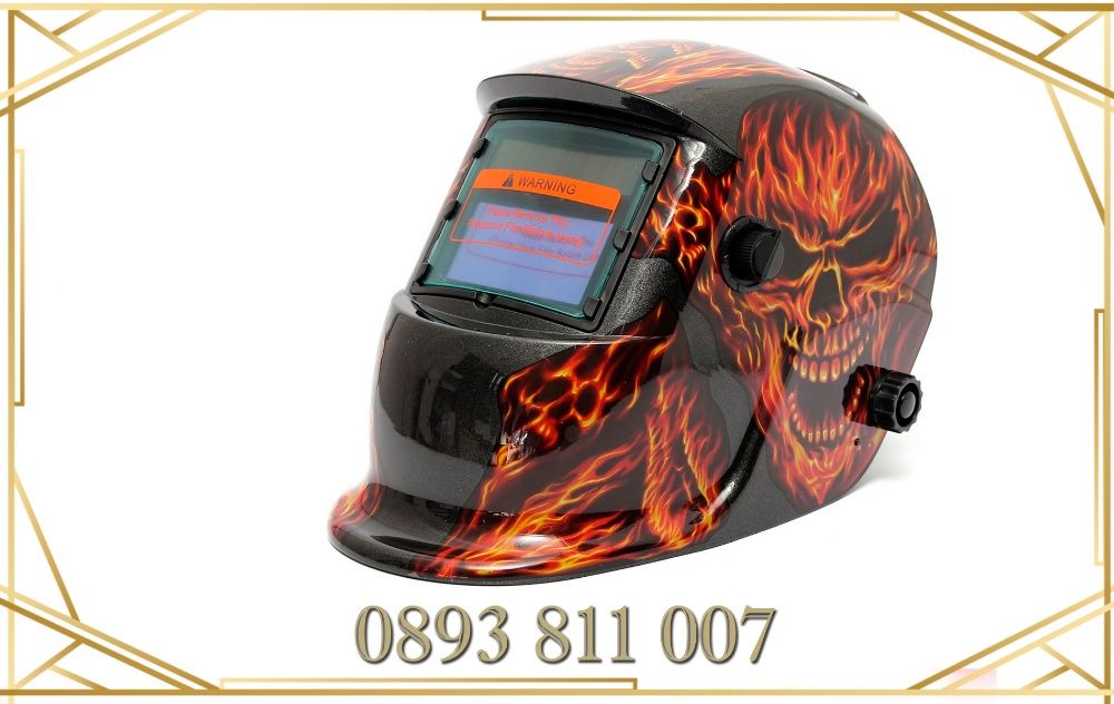 НОВО Заваръчен шлем соларна маска с функции Чисто Нова Високо Качество